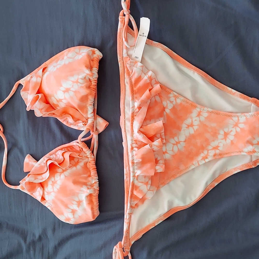 Victoria Secret Coral Bikini Set